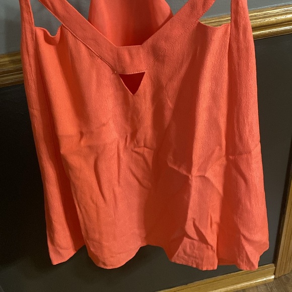DO+BE orange cut out tank top size small NWT - Picture 3 of 7